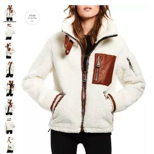 SAM. Boulder Zip Sherpa Jacket large - very good condition